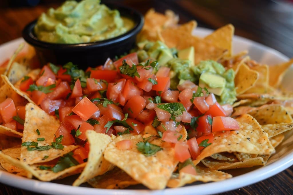 Guacamole met verse groenten