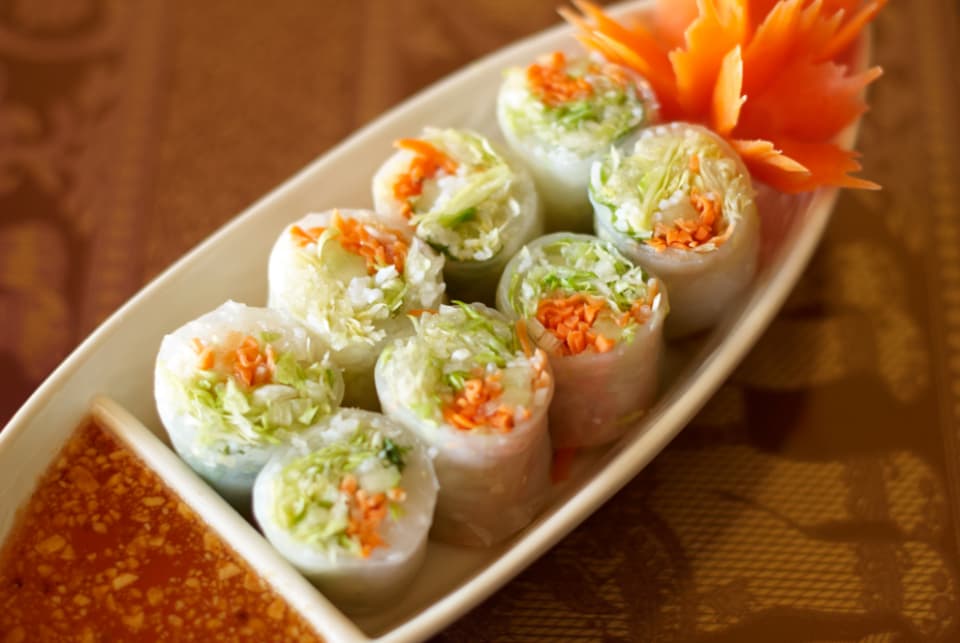 Vietnamese loempia's (rijstpapier)